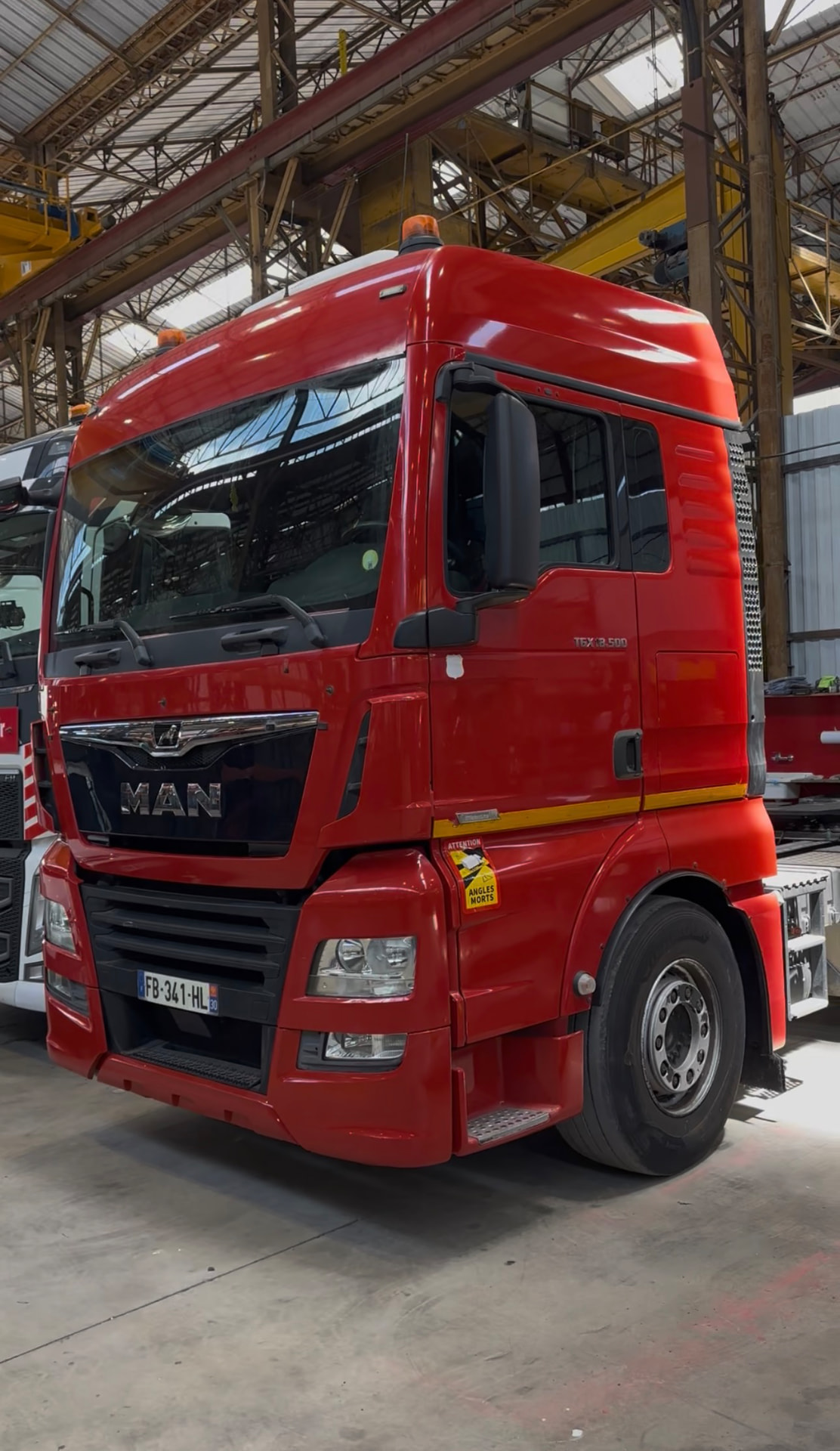 Cabine de camion MAN TGX nettoyée par Olivier Nettoyage