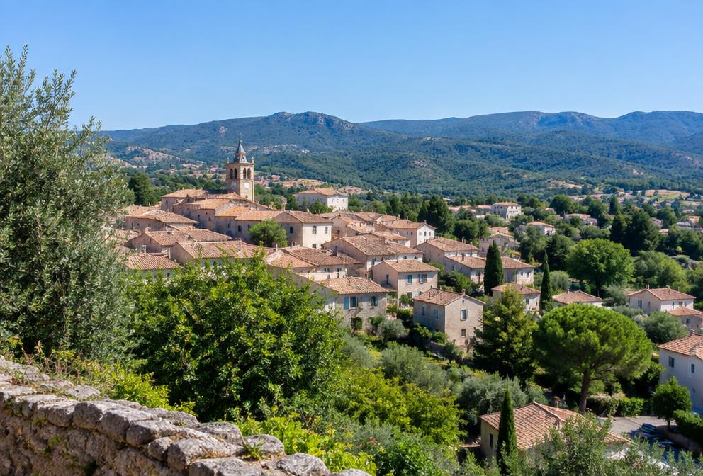 Vue de Saint-Christol-lès-Alès, zone d'intervention d'Olivier Nettoyage